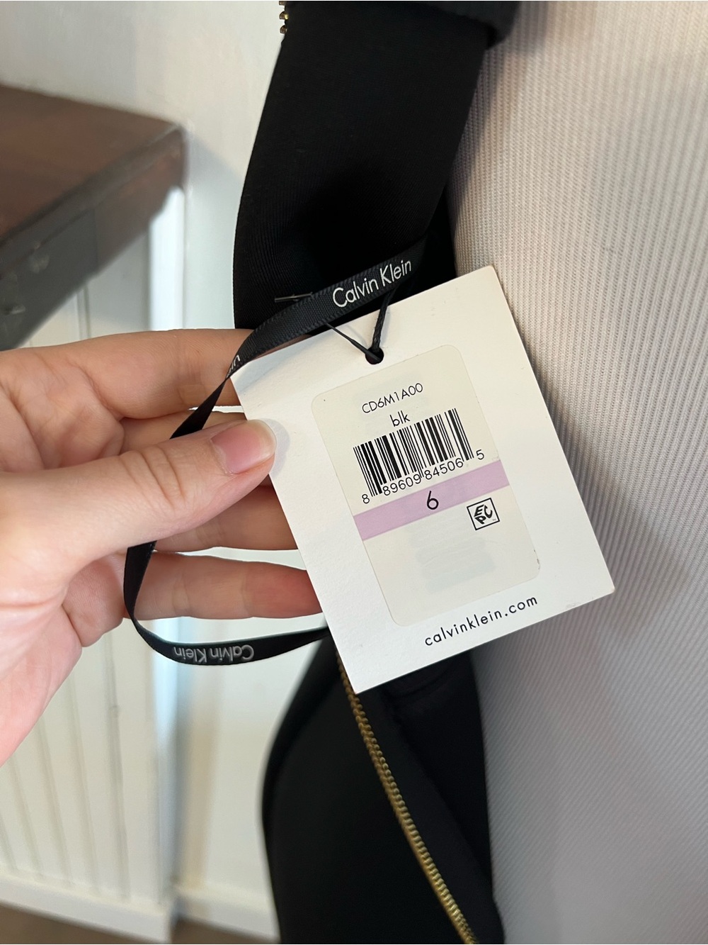 Calvin Klein Black Sleeveless Sheath Dress - Picture 5 of 5